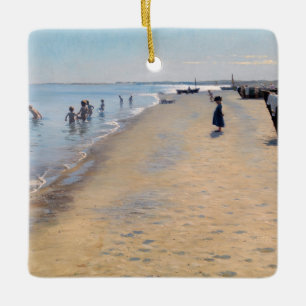 Ornamento De Cerâmica Peder Severin Kroyer - Dia de Verão em Skagen Bea