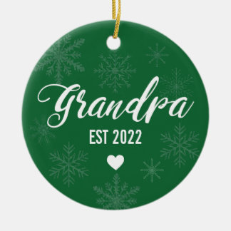 Ornamento De Cerâmica Pedido de Pai do avô