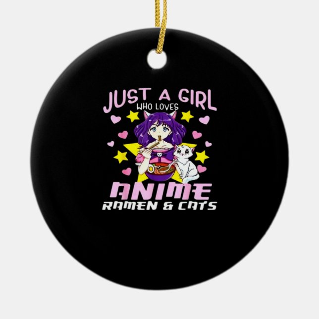 Ornamento De Cerâmica Peekaboo Anime Chibi (Frente)