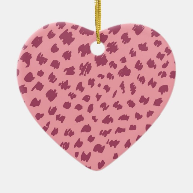 Ornamento De Cerâmica Pele Chita (Frente)