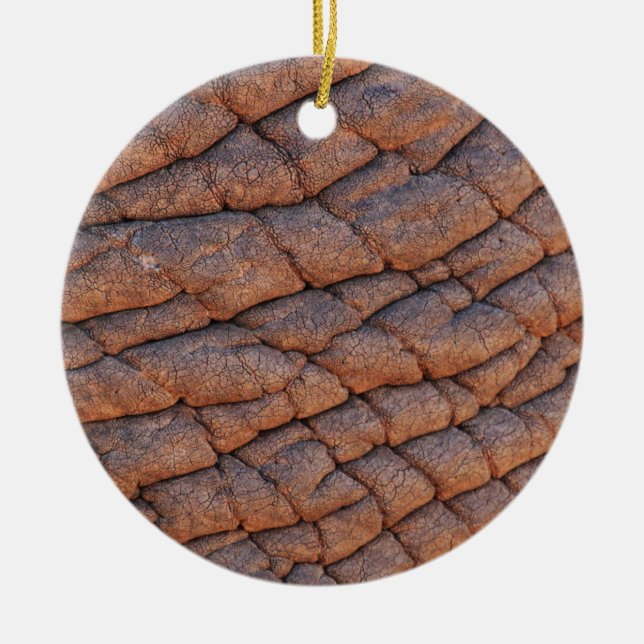 Ornamento De Cerâmica Pele Elefante (Frente)