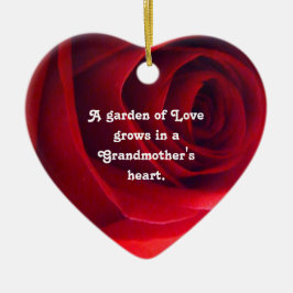 Ornamento De Cerâmica Pendente do amor da avó