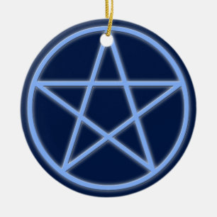 Ornamento De Cerâmica Pentáculo do Falln Pagan
