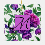 Ornamento De Cerâmica Pentes de cor-de-água magenta magenta roxa românti<br><div class="desc">Pentes de cor-de-água magenta magenta roxa romântica. Belo ornamento de cor de água de roxo para seu entusiasta da flor! Para acessar as ferramentas de edição, role para baixo até "Clique para personalizar". Assim que estiver na ferramenta design do Zazzle, você poderá editar fontes, posicionamento, cor, dimensionamento e muito mais!...</div>