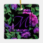 Ornamento De Cerâmica Pentes de cor-de-água magenta magenta roxa românti<br><div class="desc">Pentes de cor-de-água magenta magenta roxa romântica. Belo ornamento de cor de água de roxo para seu entusiasta da flor! Para acessar as ferramentas de edição, role para baixo até "Clique para personalizar". Assim que estiver na ferramenta design do Zazzle, você poderá editar fontes, posicionamento, cor, dimensionamento e muito mais!...</div>