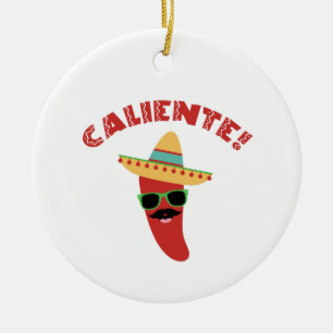 Ornamento De Cerâmica Pepper Caliente