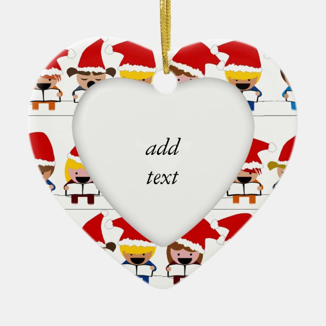 Ornamento De Cerâmica Pequenas Caixas de Natal (Frente)