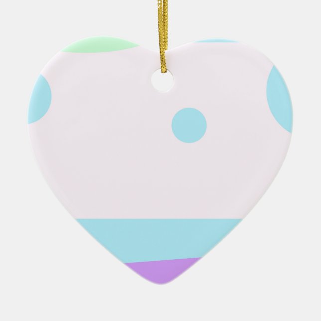 Ornamento De Cerâmica Pequeno Abstrato Monstro ou Abstrato (Frente)