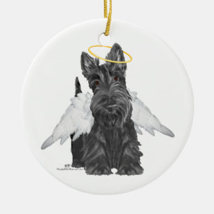 Ornamento De Cerâmica Pequeno Anjo Scottie