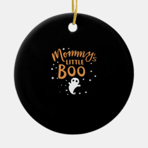 Ornamento De Cerâmica Pequeno Boo da mamãe - Feliz Dia das Bruxas