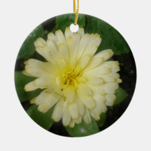 Ornamento De Cerâmica Pequeno Marigold Personalizado Aniversário
