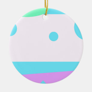 Ornamento De Cerâmica Pequeno monstro Abstrato -