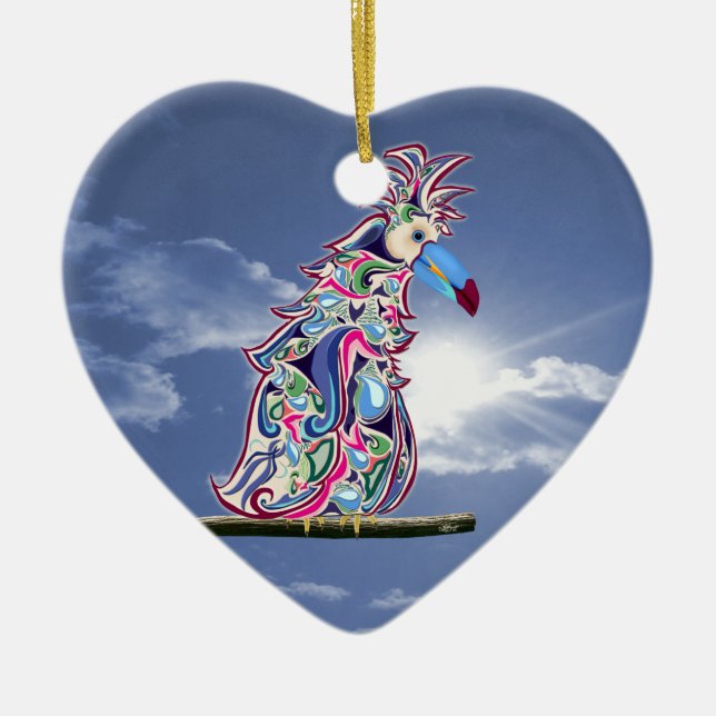 Ornamento De Cerâmica Perch (Frente)