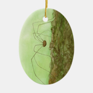 Ornamento De Cerâmica Pernas longas de pai