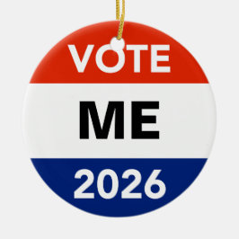 Ornamento De Cerâmica Personal Vote 2026 Midterm Election Campaign