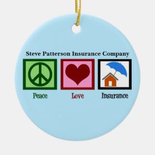 Ornamento De Cerâmica Personalizada Companhia de Seguros dos Proprietár