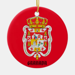 Ornamento de cerâmica personalizada de Espanha Gra