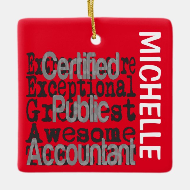 Ornamento de cerâmica PERSONALIZADO CPA (Frente)