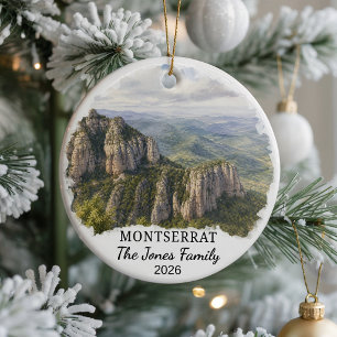 Ornamento de Cerâmica Personalizado de Montserrat,
