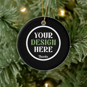 Ornamento De Cerâmica personalizado, exclusivo, elegante e minimalista