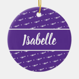 Ornamento De Cerâmica Personalizado Personalizado para Presente de Músic