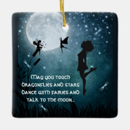 Ornamento De Cerâmica Personalizado Que Possa Dançar Com Fairies Irish D