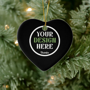 Ornamento De Cerâmica personalizado, único, elegante e minimalista