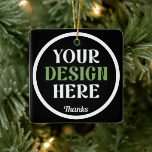 Ornamento De Cerâmica personalizado, único, elegante e minimalista
