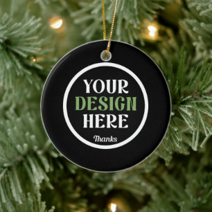 Ornamento De Cerâmica personalizado, único, elegante e minimalista hersh