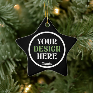 Ornamento De Cerâmica personalizado, único, elegante e minimalista hersh