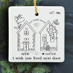 Ornamento De Cerâmica Personalizar melhor imagem de amigo personalizada<br><div class="desc">Celebre seu melhor amigo e as memórias queridas que você compartilhou com nosso ornamento cerâmico personalizado "Melhores Amigos para sempre". Este ornamento personalizado é um presente único e sincero, perfeito para o aniversário do seu amigo, Natal ou qualquer ocasião especial. Apresentando a frase "Melhores Amigos para sempre" e a opção...</div>