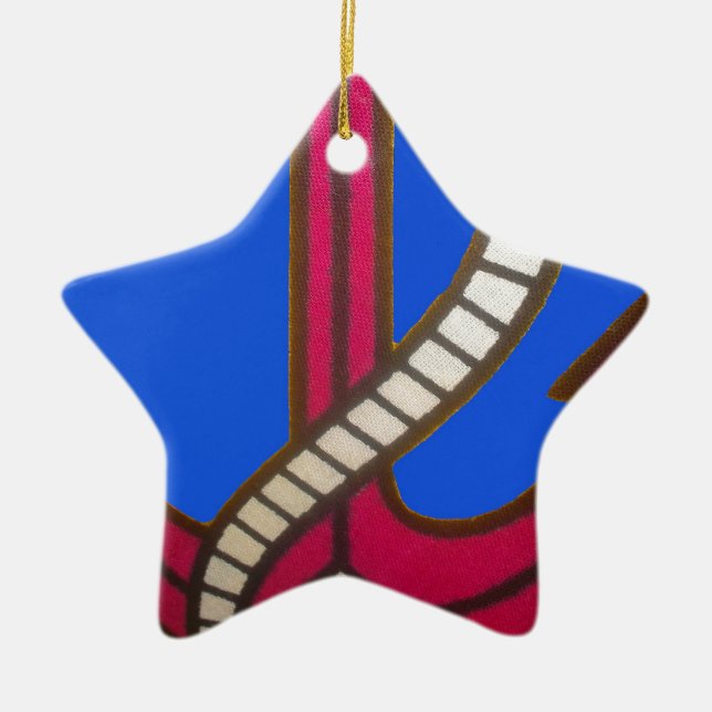 Ornamento De Cerâmica Personalizar produto (Frente)