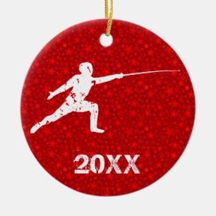 Ornamento De Cerâmica Personalize-o, cercando