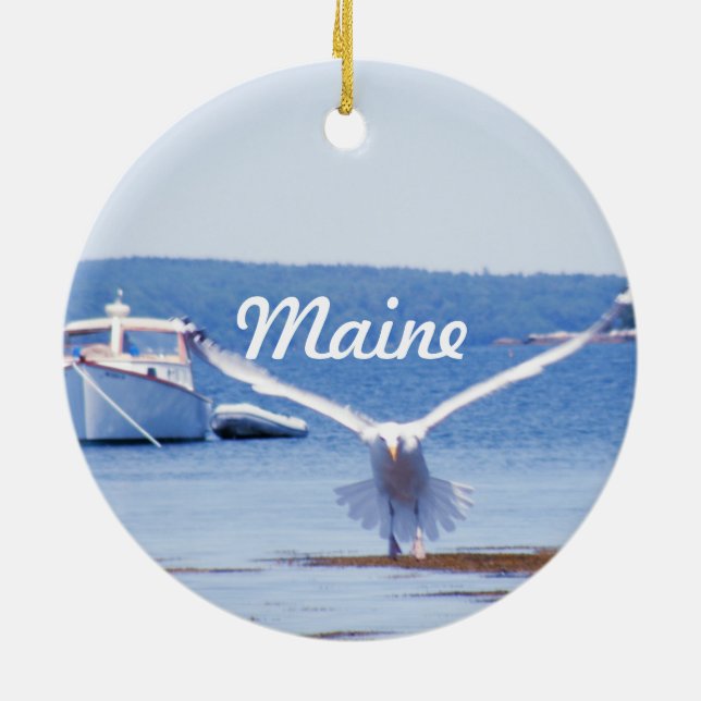 Ornamento De Cerâmica Personalize o produto (Traseira)