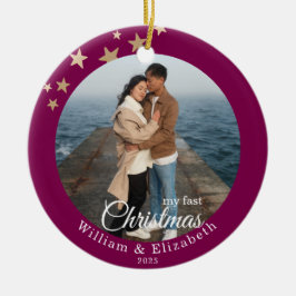 Ornamento De Cerâmica Personalized Christmas Ornament