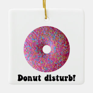 Ornamento De Cerâmica Perturbação da rosquinha