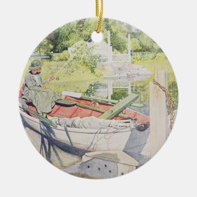 Ornamento De Cerâmica Pesca, 1909 (Frente)