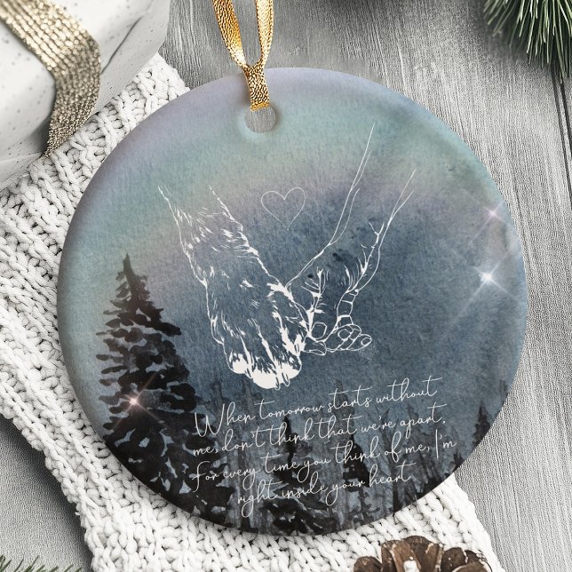 Ornamento De Cerâmica Pet Memorial Dog Personalizado (Pet Memorial ornament)