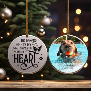 Ornamento De Cerâmica Pet Memorial Gift Memorial Personalizado de Cães