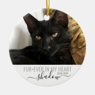 Ornamento De Cerâmica Pet Memorial Simpatia Foto PeleEver no meu Coraç