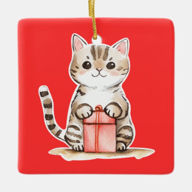 Ornamento De Cerâmica Pet Ornament | Christmas ornament | (Frente)