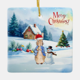 Ornamento De Cerâmica Peter, a casa de pão Ginger