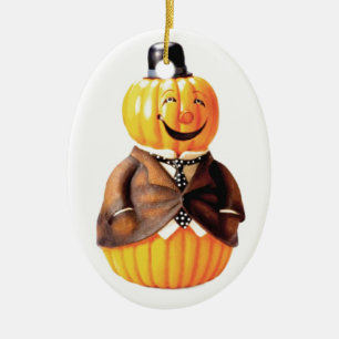 Ornamento De Cerâmica Peter Pumpkin Man