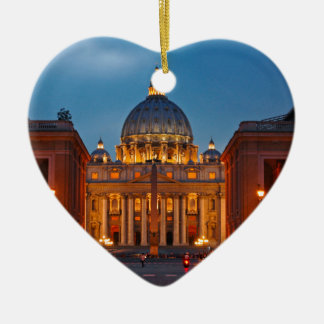 Ornamento De Cerâmica Petersdom em Roma - Itália
