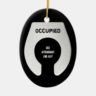 Ornamento De Cerâmica Petróleo bruto engraçado 2 do gancho de porta do