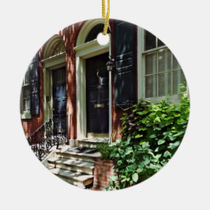 Ornamento De Cerâmica Philadelphia PA - Street in Society Hill