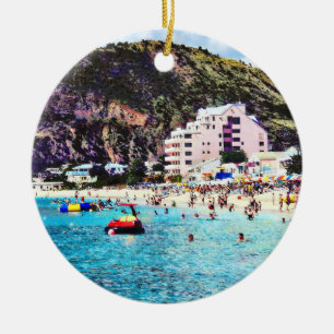 Ornamento De Cerâmica Philipsburg Sint Maarten Beach