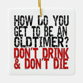 Ornamento De Cerâmica Piada de Temporizador Antigo de Recuperação