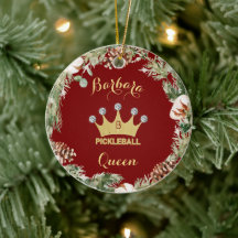 Pickleball Queen Glam Glitz Monograma