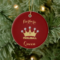 Pickleball Queen Glam Glitz Monograma
